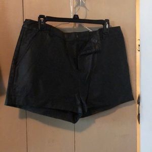 Faux Leather shorts